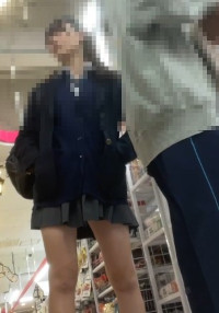 JKお宝＃66 ふざけてパンツを見せつけてくれたJK