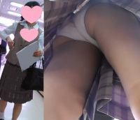 #54　かわいい制服女子たちの生パンツ
