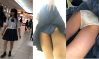 92私も撮って割り込み制服女子