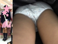 56.制服ちゃんのプリント柄パンツ