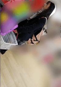 制服ＪＫ風逆さ撮り